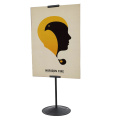 Poplar wholesale price portable Iron easel stand display stand for advertising stand